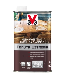 OLIO PROTETTIVO MOBILI DA GIARDINO TENUTA ESTREMA, INCOLORE - 0,5 LITRI